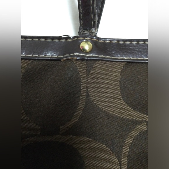 Coach Purse. Canvas - Picture 8 of 16